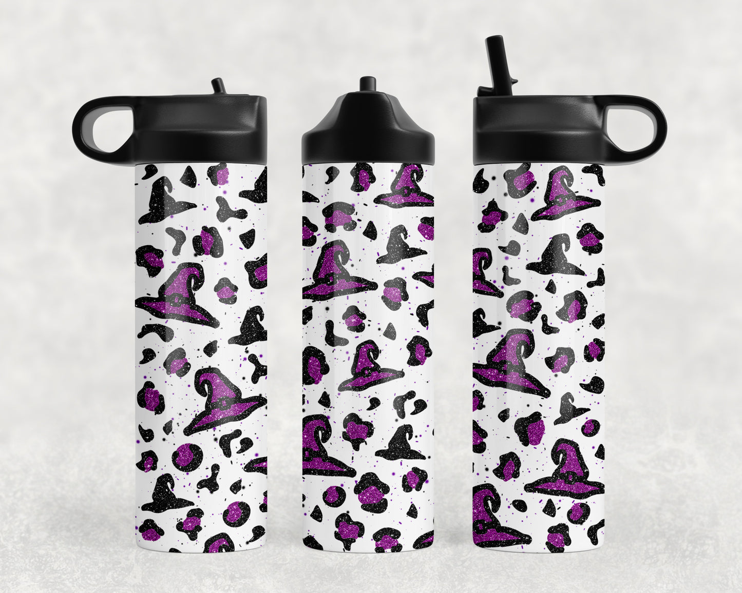 Halloween Witch Hats Water Bottle - 495