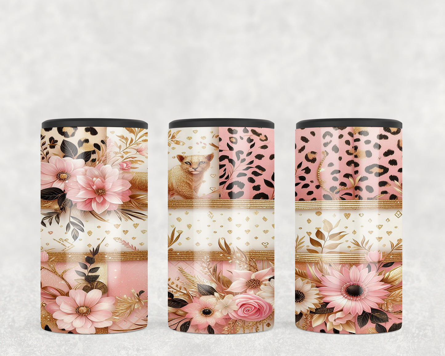 Flowers 5-in-1 Can Hugger Tumbler - 5212