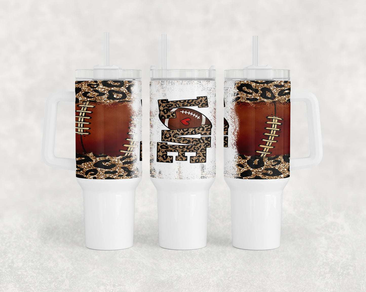 Football 40oz Tumbler - 5213