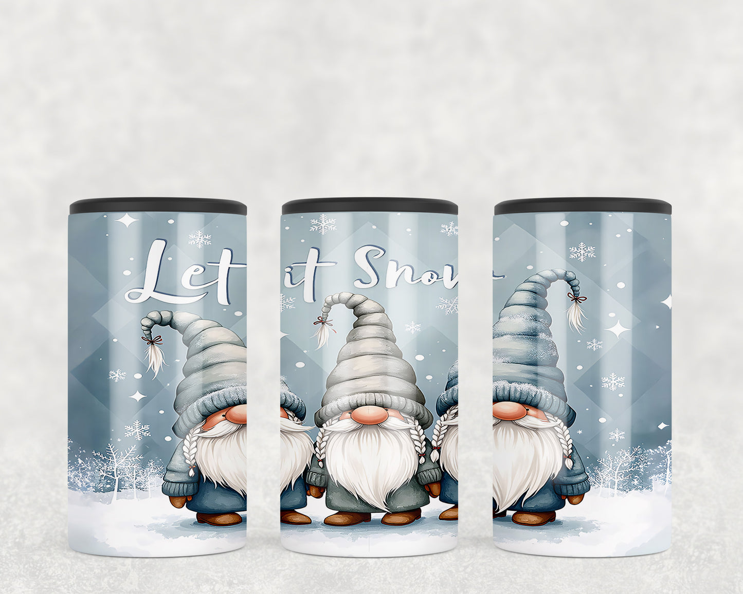 Christmas Winter Gnomes 5-in-1 Can Hugger Tumbler - 5214