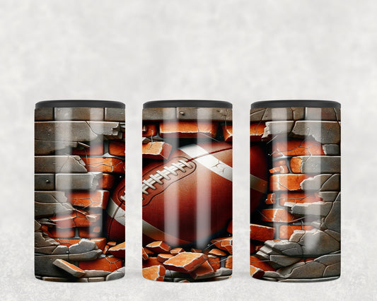 Football 3D 5-in-1 Can Hugger Tumbler - 5238