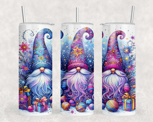 Christmas Winter Gnomes 20oz Skinny Tumbler - 5256