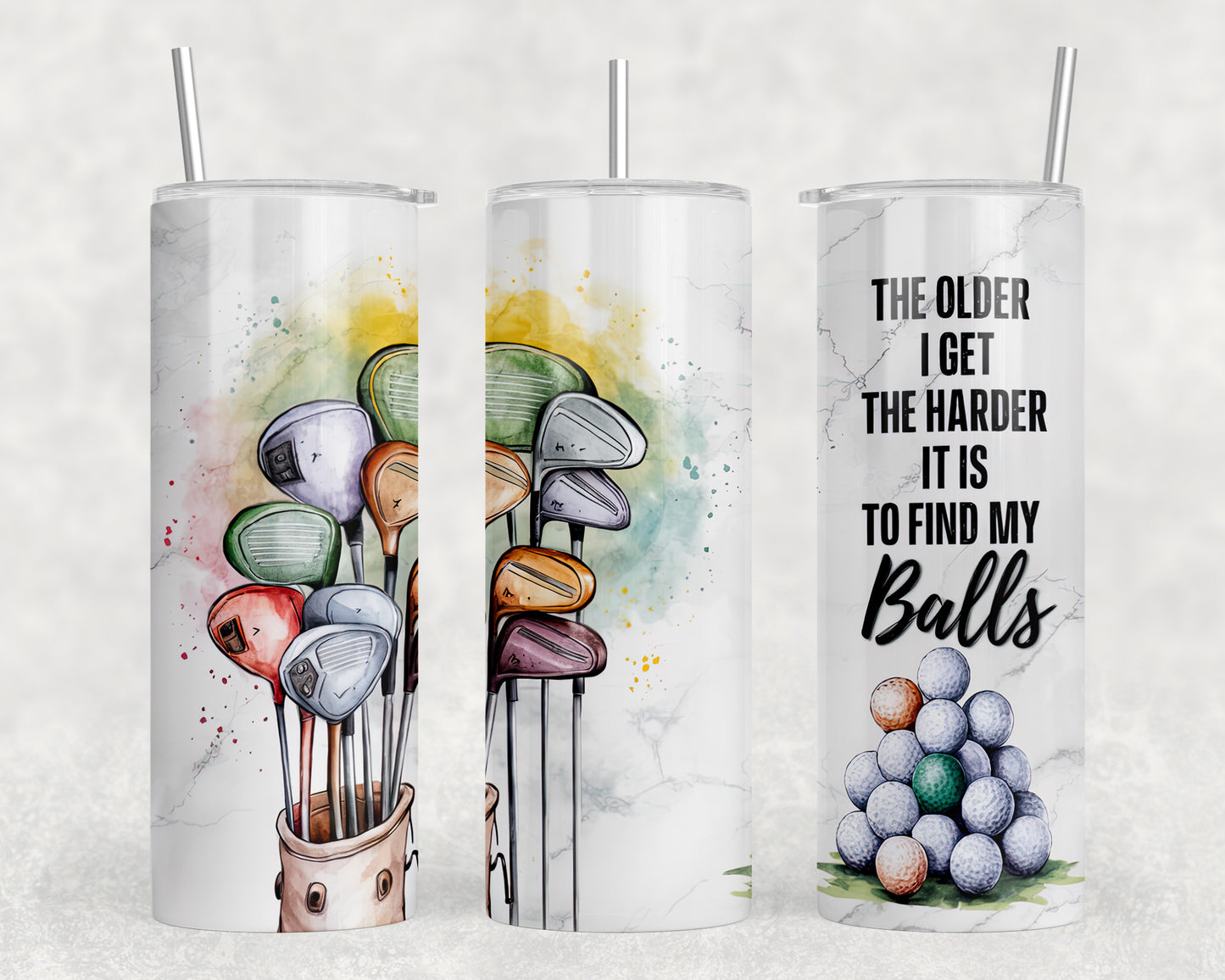 Funny Golf 20oz Skinny Tumbler - 5260