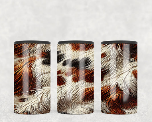 Printed Cowhide 5-in-1 Can Hugger Tumbler - 5275