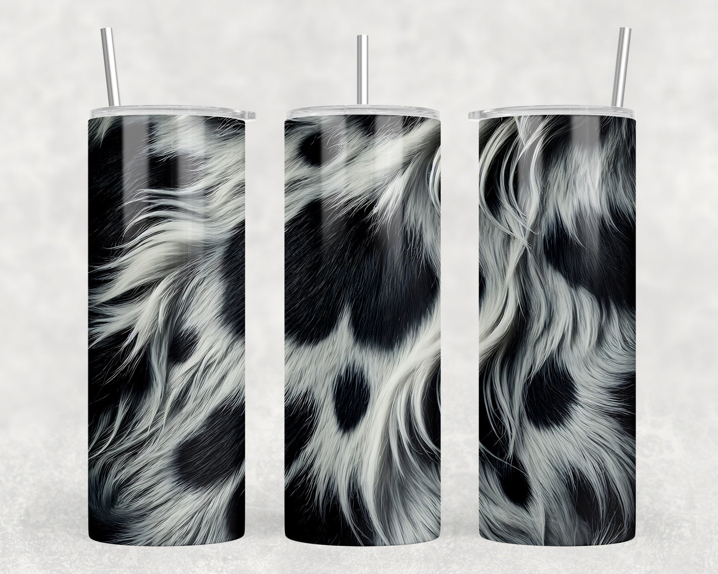 Printed Cowhide 20oz Skinny Tumbler - 5277