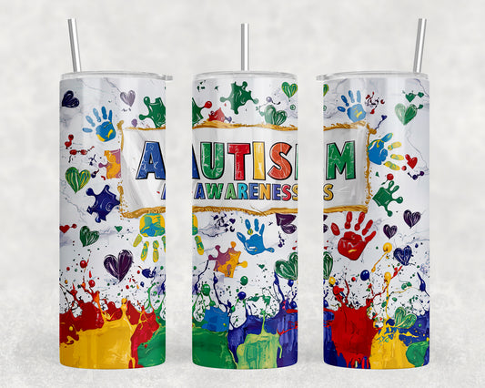 Autism Awareness 20oz Skinny Tumbler - 5311