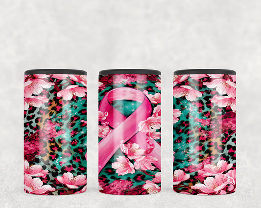 Breast Cancer Awareness Ribbon 5-in-1 Can Hugger Tumbler - 5312