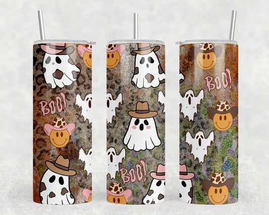 Western Ghosts Halloween 20oz Skinny Tumbler - 5327