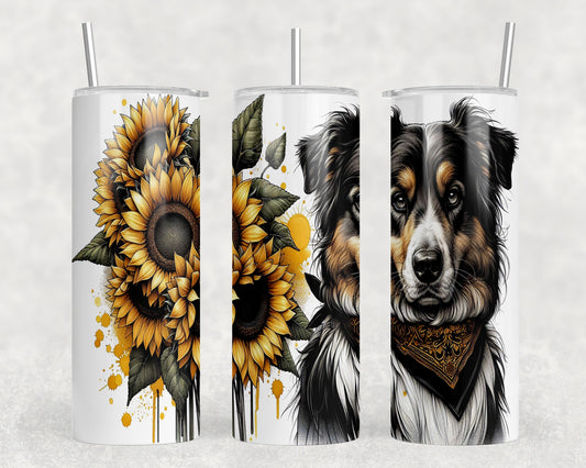 Australian Shepherd Dog 20oz Skinny Tumbler - 5341