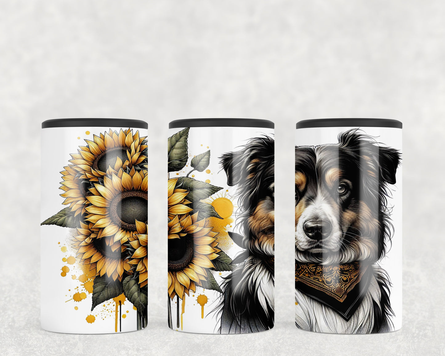 Australian Shepherd Dog 5-in-1 Can Hugger Tumbler - 5341