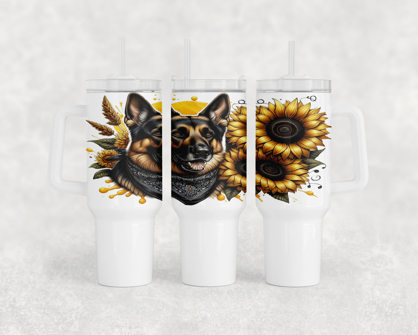 German Shepherd Dog 40oz Tumbler - 5343