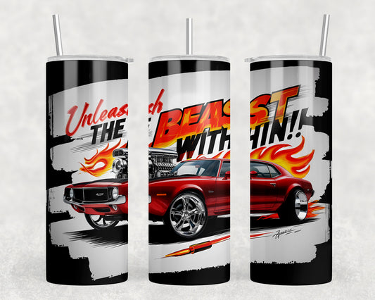 Classic Car Hot Wheels 20oz Skinny Tumbler - 5345