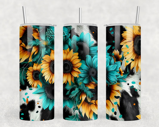 Western Sunflowers 20oz Skinny Tumbler - 5399