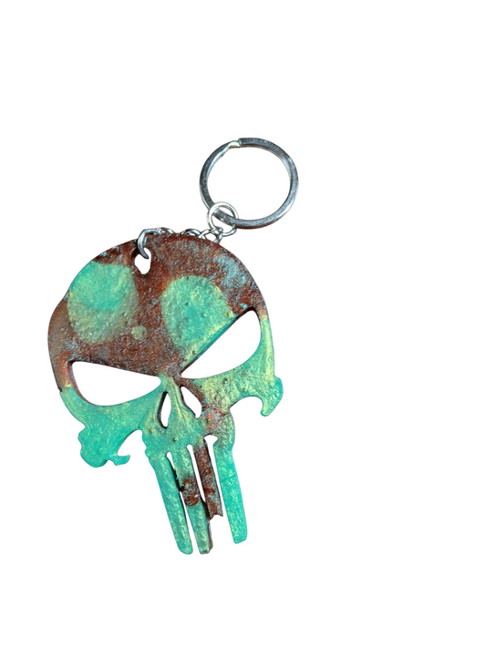 Skull Epoxy Keychain