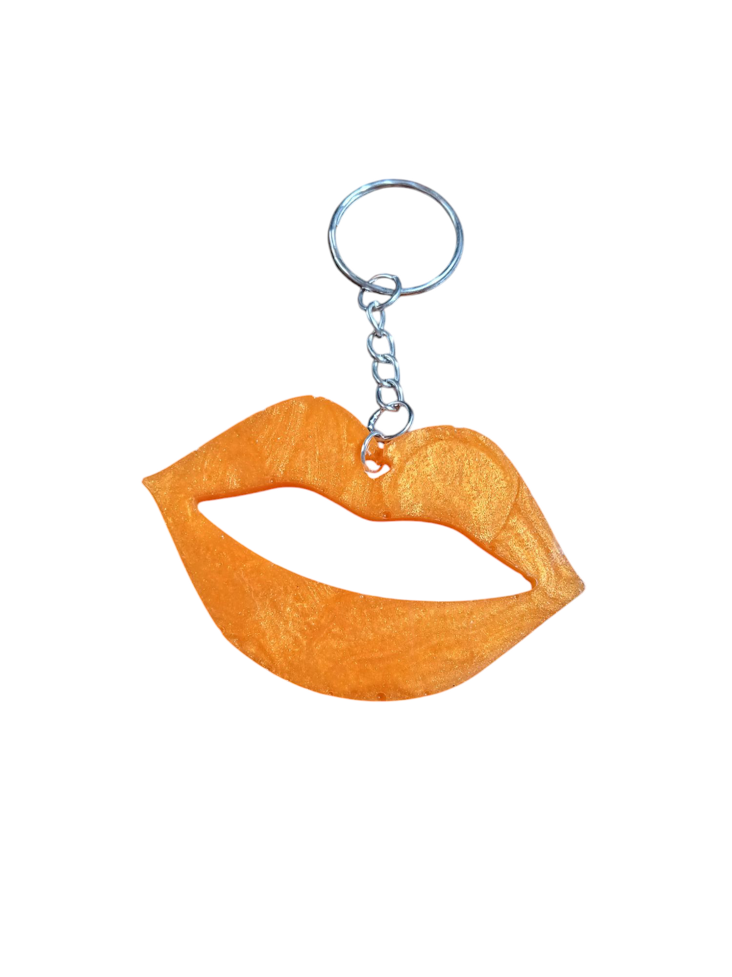 Lips Epoxy Keychain